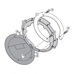 GIVI BF23 Tanklock Flange Ring System
