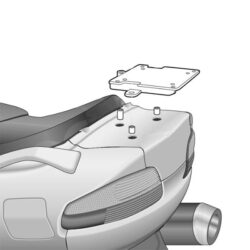 SHAD S0BR62ST Suzuki Top Case Fitting Kit Fits BURGMAN 650