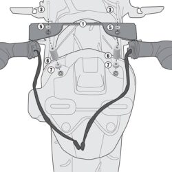 GIVI IN2132KIT for TST2132 Pannier Holders fits Yamaha MT-09