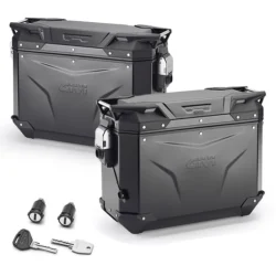 GIVI Australia OUTBACK EVO SMART Black OBKEV37BL Left + OBKEV37BR Right side case set