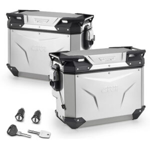 GIVI OUTBACK EVO SMART 44L Left + 40L Right Contoured Side Cases
