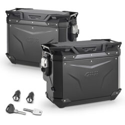 GIVI OUTBACK EVO SMART 44L Left + 40L Right Black Contoured Side Cases