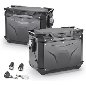 GIVI OUTBACK EVO SMART 48L Left + 48L Right Black Side Cases