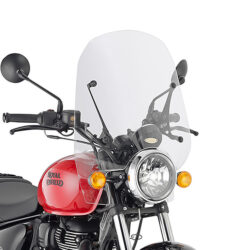 GIVI 9053A Royal Enfield Transparent Screen fits METEOR 350